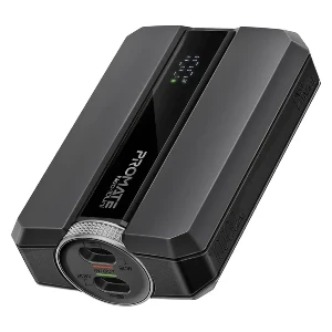 پاوربانک شارژ سریع پرومیت مدل NEO-10UNI به ظرفیت 10000 میلی‌آمپرساعت - مشکی 