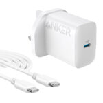 شارژر دیواری 20 وات انکر مدل B2347K21 به همراه کابل Type-C به Type-C به طول 1.5 متر