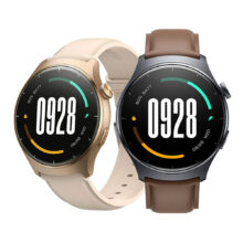ساعت هوشمند میبرو مدل Watch Lite 3 مناسب برای ورزش، روزمره، رسمی، دارای قابلیت‌های صفحه نمایش رنگی و لمسی، قابلیت مکالمه از طریق بلوتوث، بند چرم، فرم صفحه دایره
