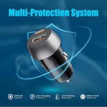 شارژر فندکی ۳۳ وات پرومیت مدل DRIVEGEAR-PD33