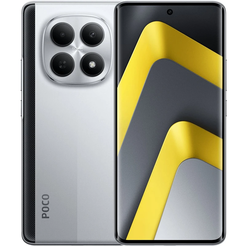گوشی موبایل شیائومی مدل Poco M8 Pro دو سیمکارت ظرفیت 512 گیگابایت و رم 12 گیگابایت رنگ نقره ای