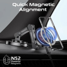 شارژر بی سیم پرومیت مدل MAGNUS-QI
