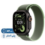 ساعت هوشمند 49 میلی متری اپل مدل Ultra 3 Black Titanium Case با بند Trail