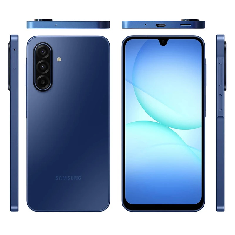 گوشی موبایل سامسونگ مدل Galaxy A17 4G دو سیم کارت ظرفیت 128 گیگابایت و رم 6 گیگابایت رنگ آبی