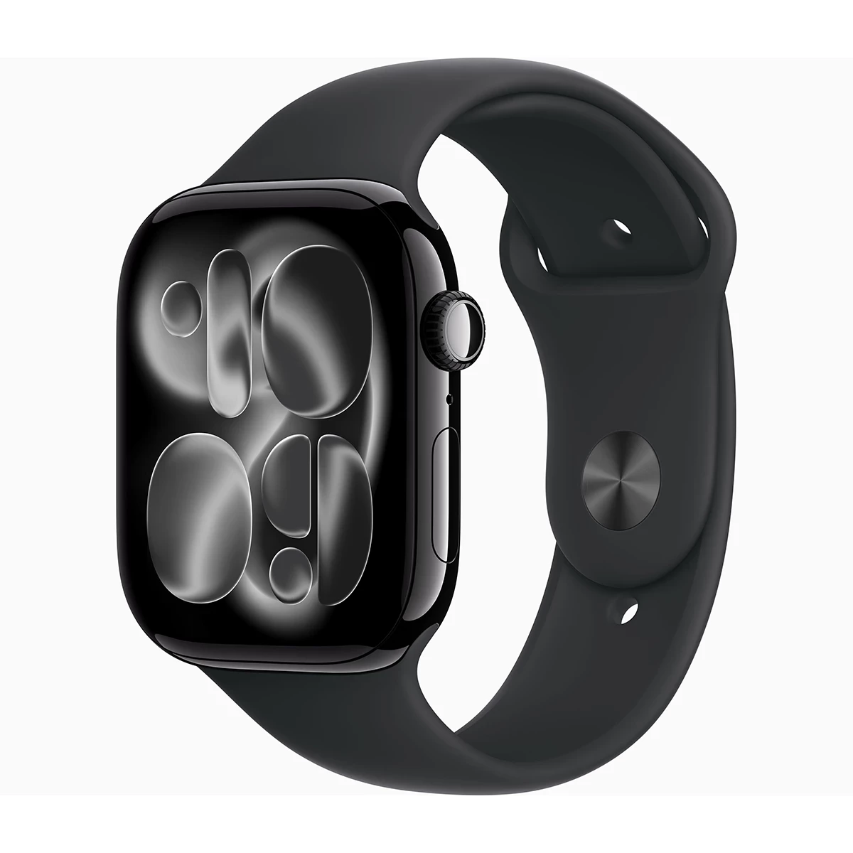ساعت هوشمند اپل واچ Apple Watch Series 11 آلومینیوم 46 میلی‌متری با بند سیلیکونی رنگ مشکی