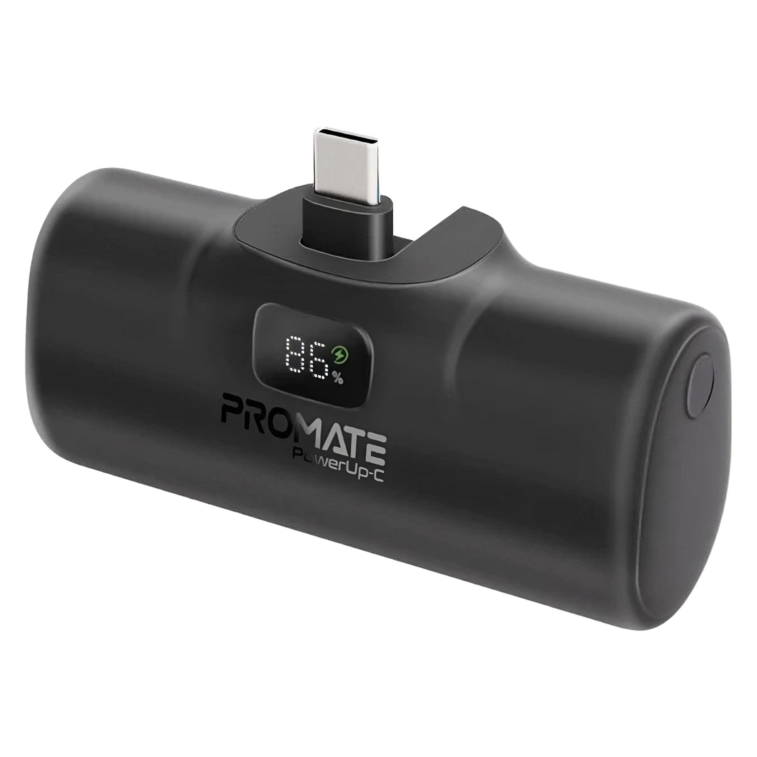 پاوربانک پرومیت مدل POWERUP-C.BLK ظرفیت 5000 میلی‌آمپرساعت