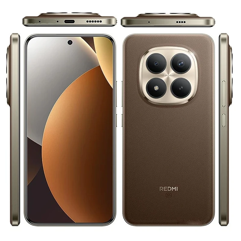 گوشی موبايل شیائومی مدل Redmi Note 15 Pro Plus 5G ظرفیت 512 گیگابایت رم 12 گیگابایت رنگ قهوه ای